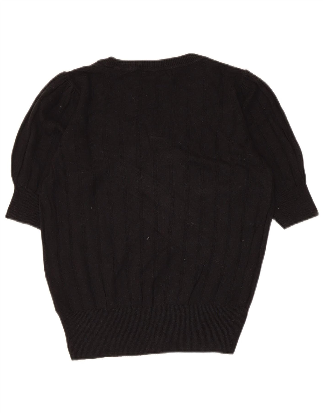 Marks & Spencer Pull col bateau pour femme UK 10 Small Noir
