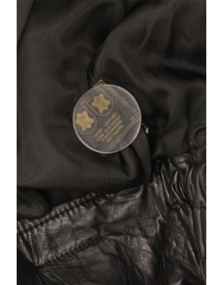 AVANTI Veste en cuir pour homme UK 40 Grand cuir noir