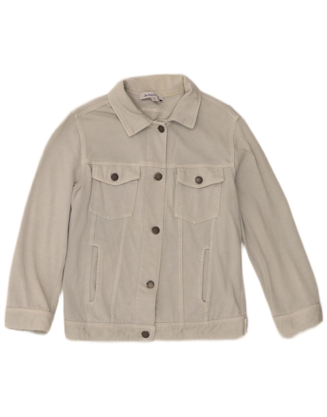 Jeckerson Veste Bomber Femme UK 10 Petit Bleu Coton