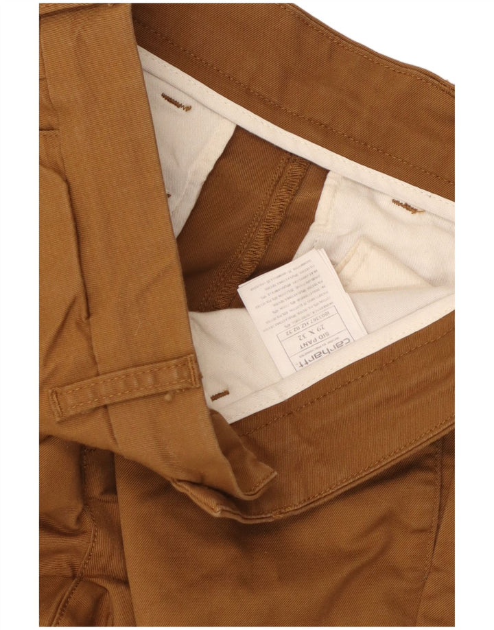 Carhartt Pantalon Chino Sid Slim Homme W29 L32 Coton Beige