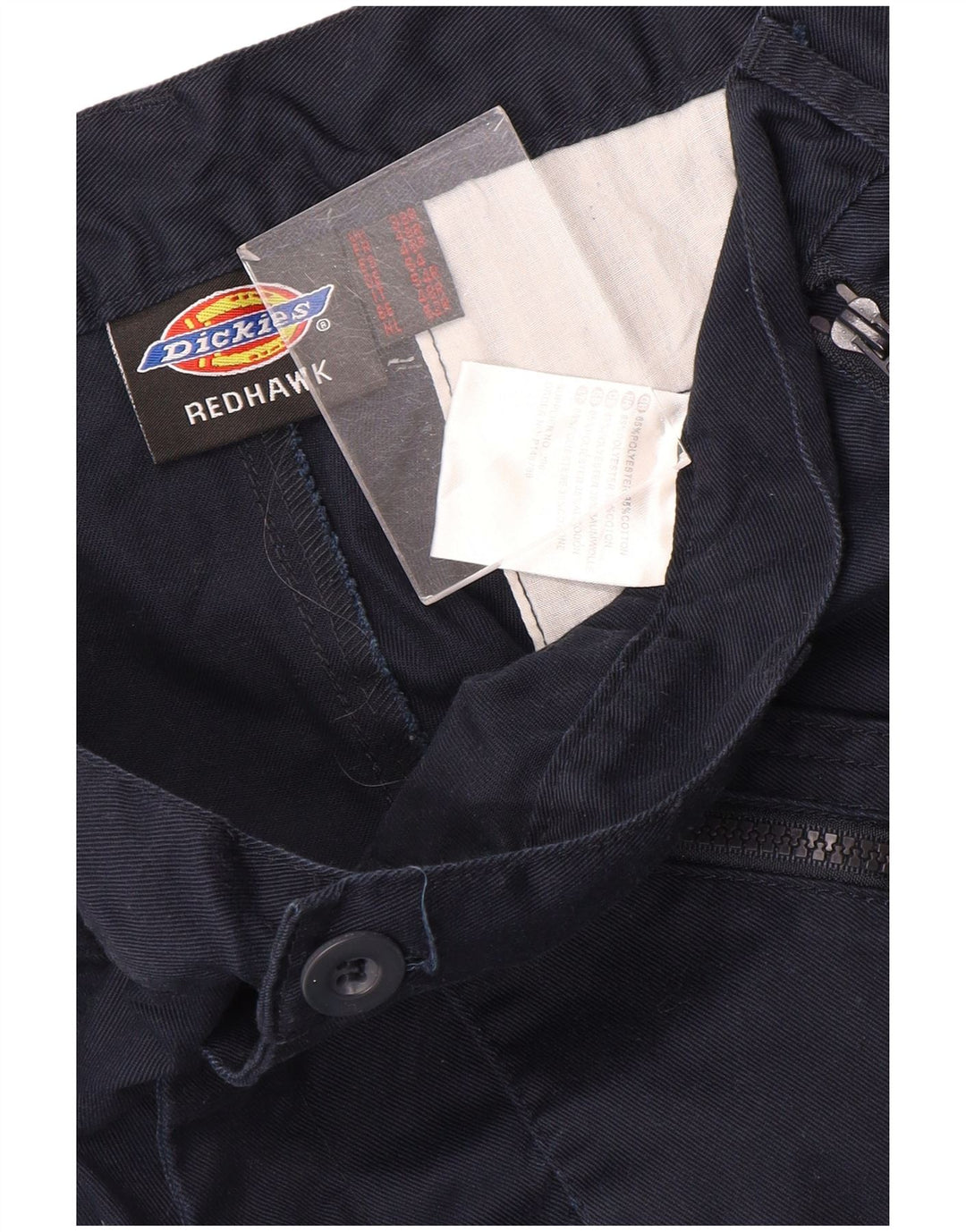 Dickies Pantalon Cargo Droit Redhawk Homme W38 L33 Bleu Marine Polyester