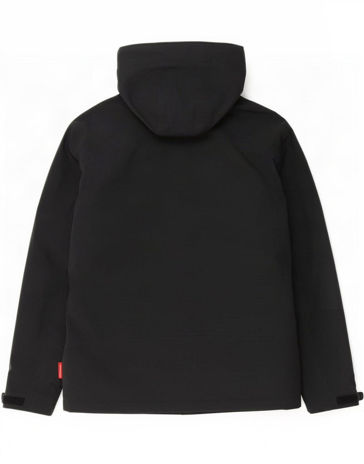 Engelbert Strauss Veste de pluie à capuche pour femme UK 14 Medium Black Nylon