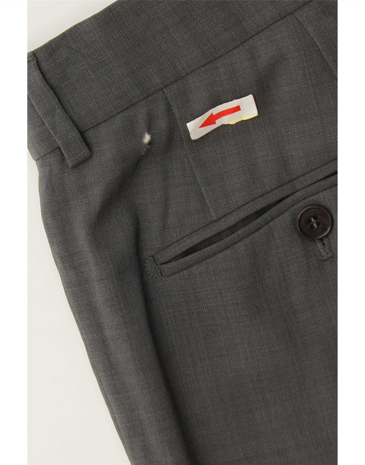 Hugo Boss Pantalon de costume à chevilles pour homme W34 L34 Gris