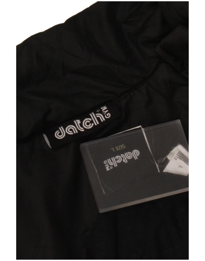 DATCH Veste Bomber Homme UK 40 Large Noir Polyester