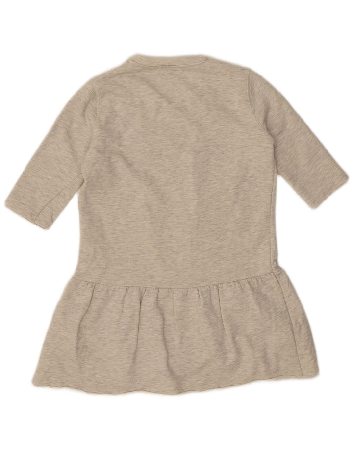Zara Robe tunique pour femme UK 10 Petit polyester moucheté gris