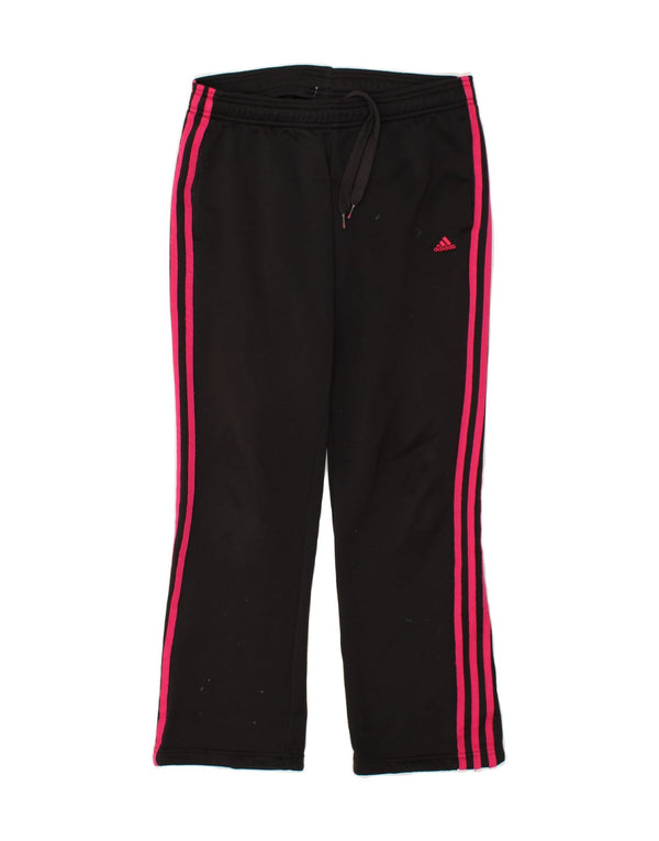 ADIDAS Pantalon de survêtement Climalite pour femme UK 8/10 Small Noir Polyester