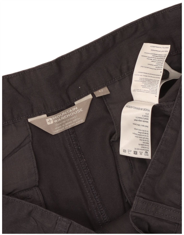MOUNTAIN WAREHOUSE Short Cargo Homme W42 2XL Gris Coton