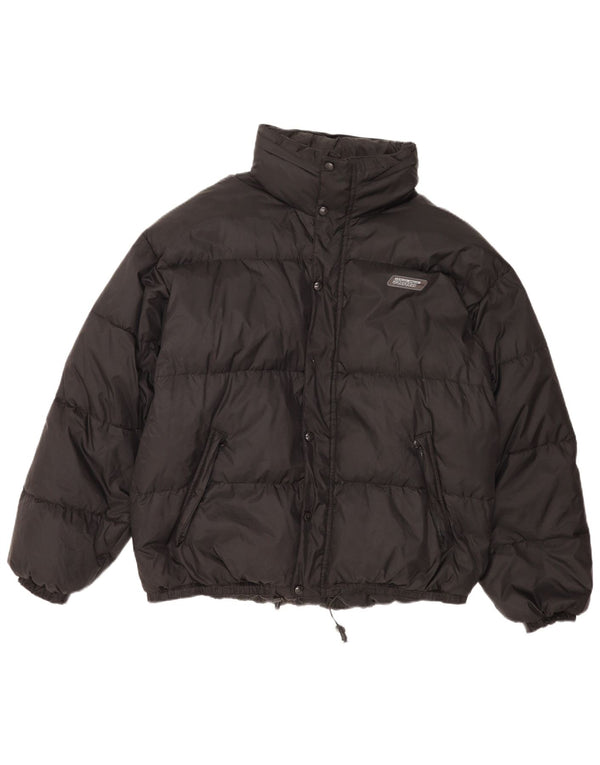 Lotto Veste matelassée à capuche pour homme UK 42/44 XL Noir Nylon