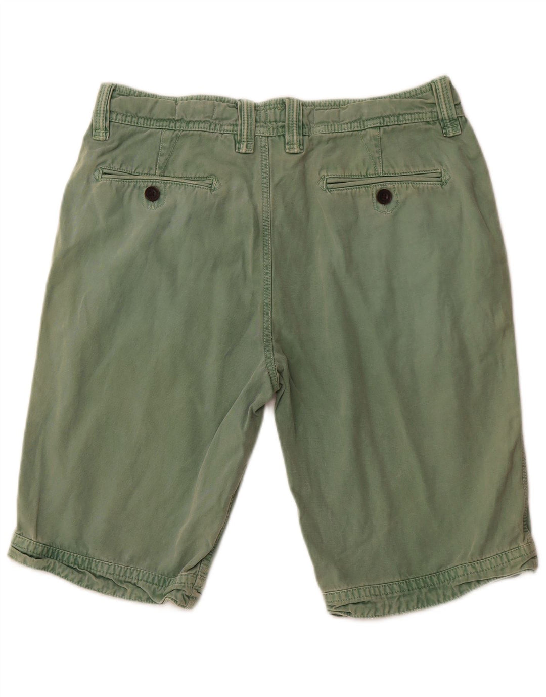 FAT FACE Short Chino Homme W34 Large Vert Coton