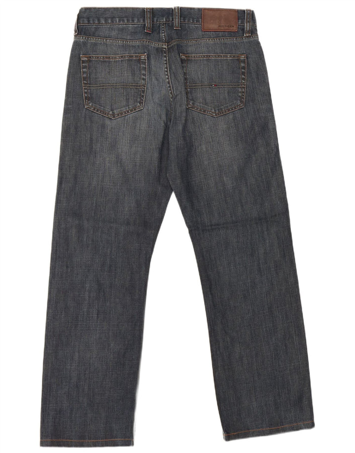 TOMMY HILFIGER Jean Droit Homme W34 L30 Bleu