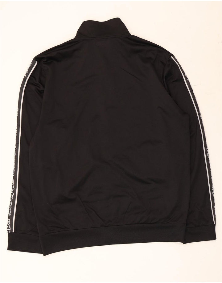 Kappa Veste de Survêtement Graphique Homme XL Noir Polyester