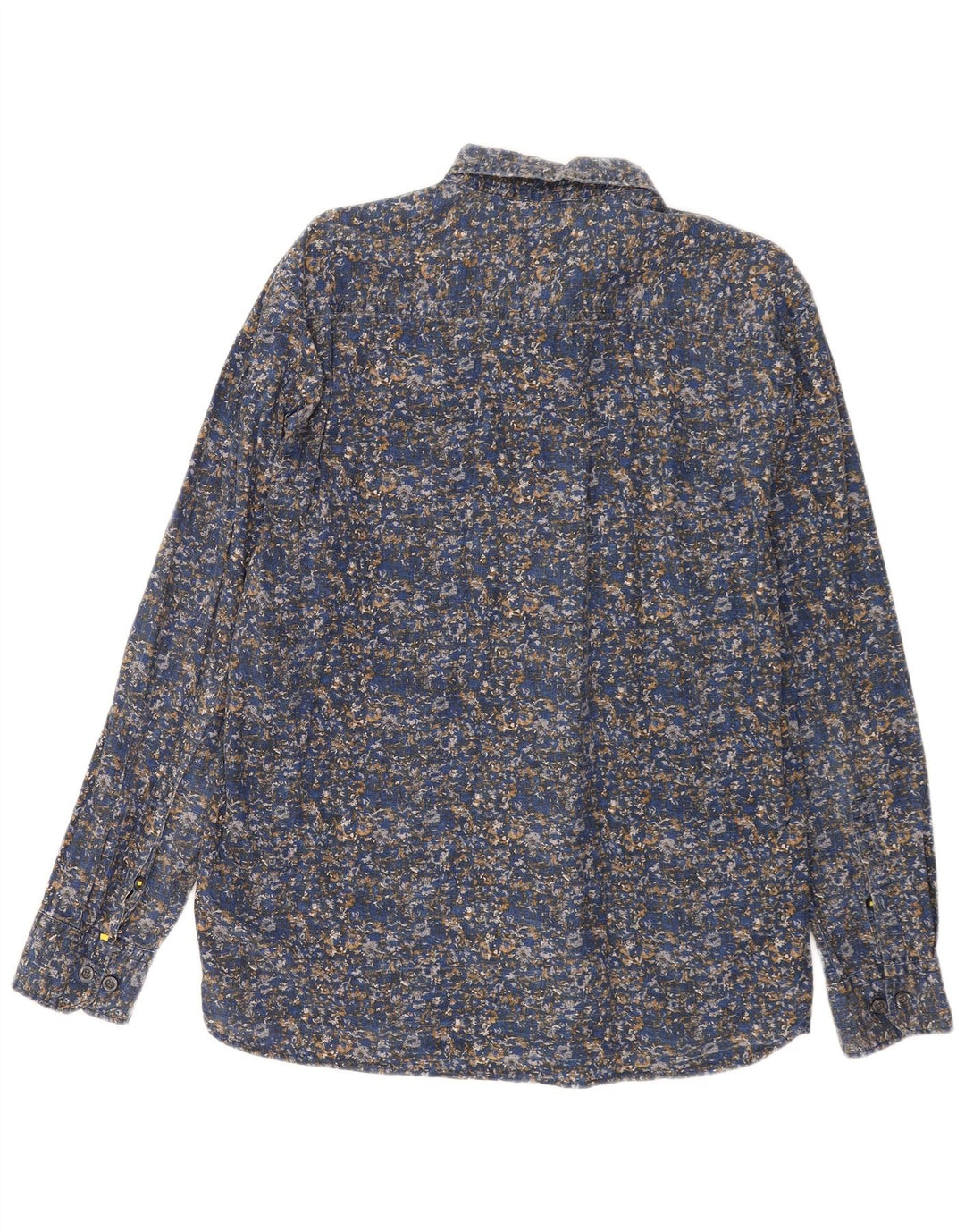 Camel Active Chemise Homme Large Bleu Marine Coton Floral
