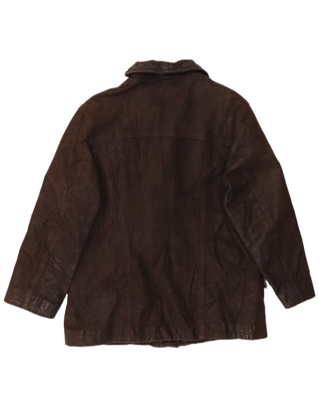 RELISH Veste en Cuir Femme IT 46 Grand Cuir Marron