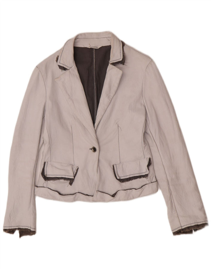 Victory Veste blazer à 1 bouton pour femme IT 44 Medium Off White Classic