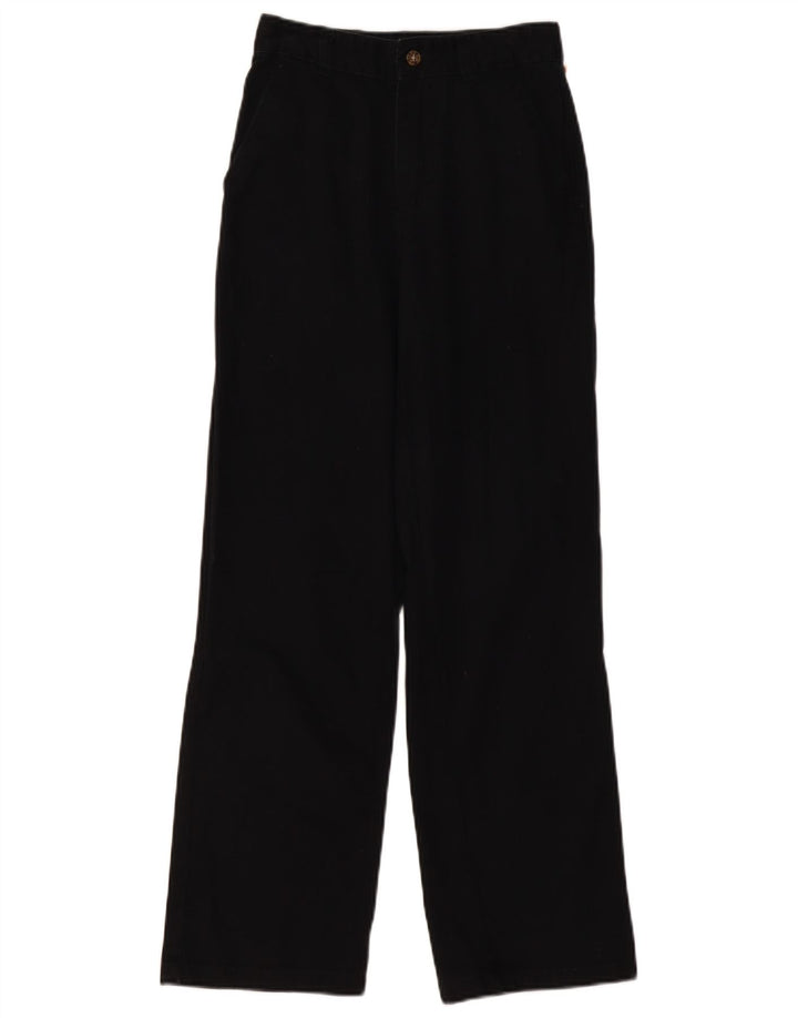 IZOD Pantalon Chino Droit Garçon 13-14 ans W26 L28 Noir Coton