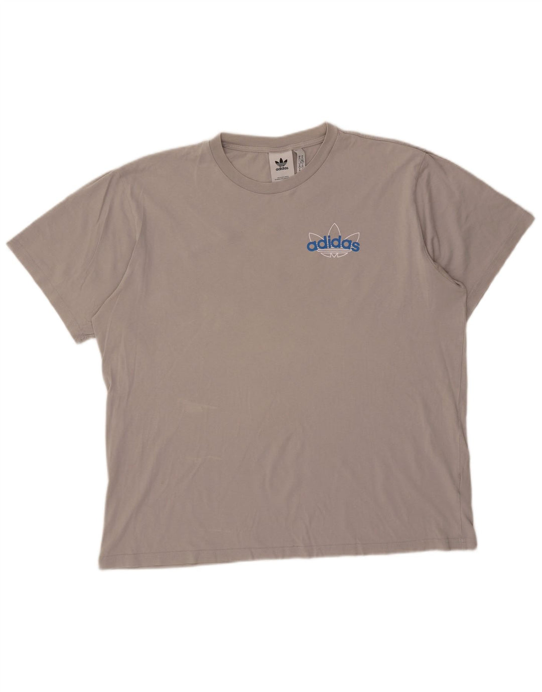 Adidas T-Shirt Homme Top XL Gris Coton