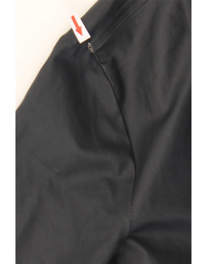 Fat Face Manteau imperméable à capuche pour femme UK 44 Large Bleu marine Polyester