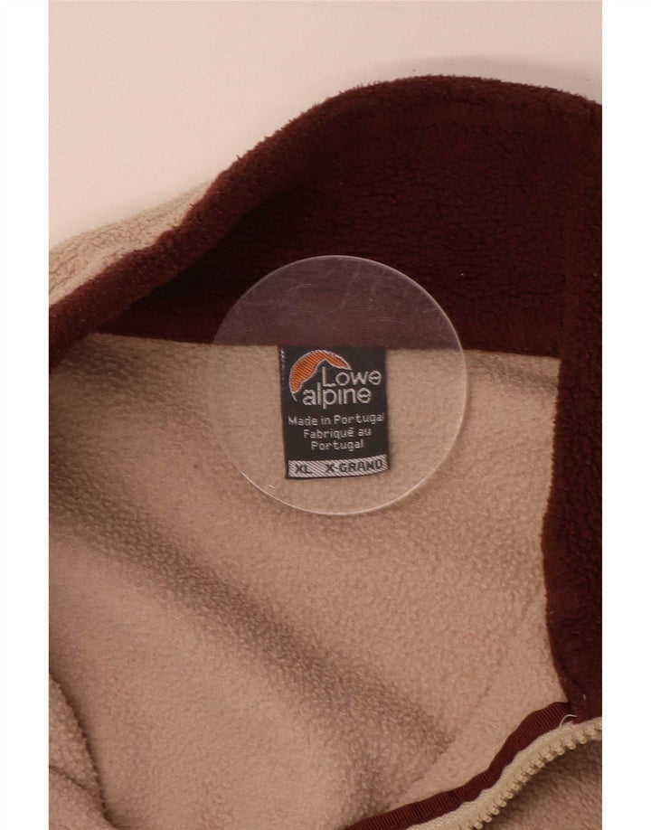 Lowe Alpine Pull polaire à col zippé pour homme XL Beige Polyester