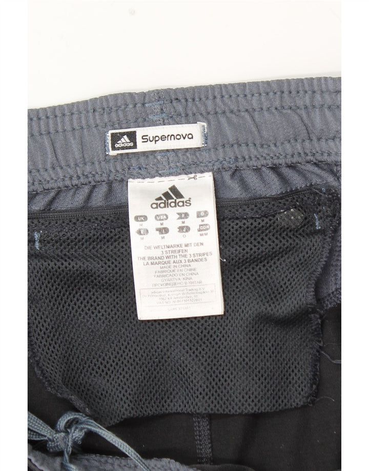ADIDAS Leggings Supernova pour femmes UK 14 Polyester noir moyen