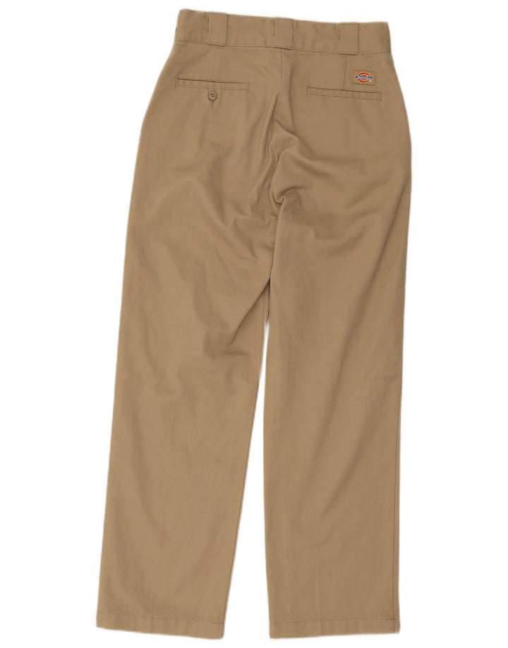 Dickies Pantalon Chino Droit Femme W26 L27 Beige Polyester