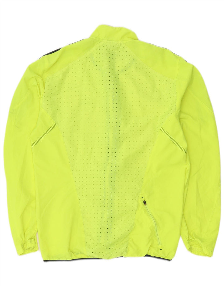 Adidas Hommes Running Survêtement Top Veste Petit Jaune Polyester