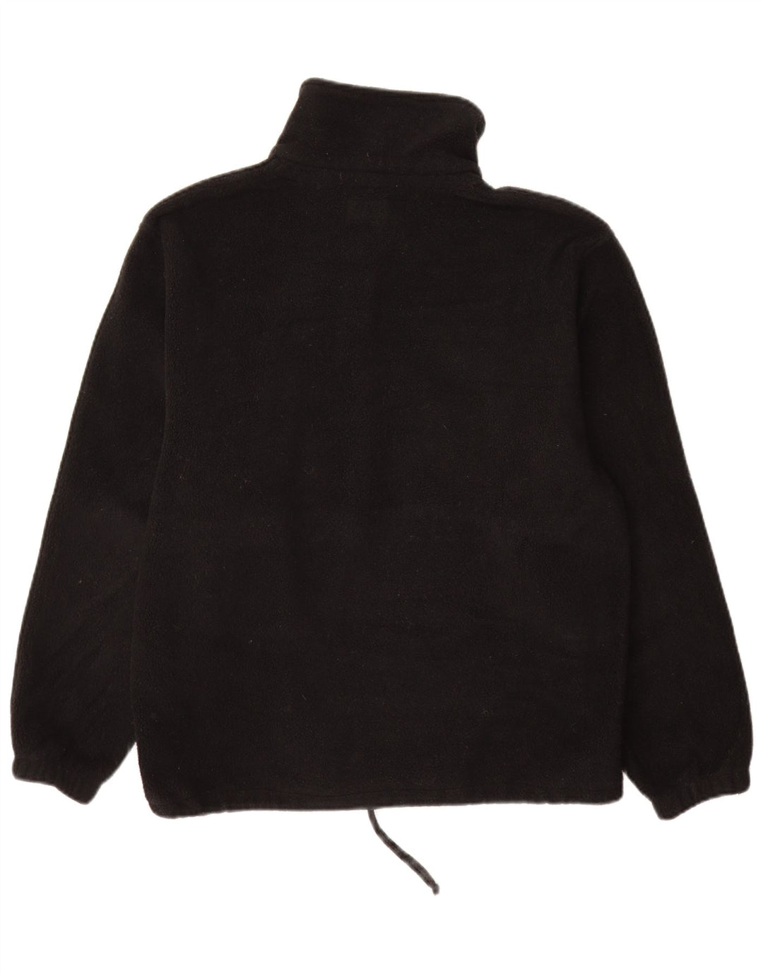 Aesse Pull polaire à col zippé pour homme, polyester noir moyen