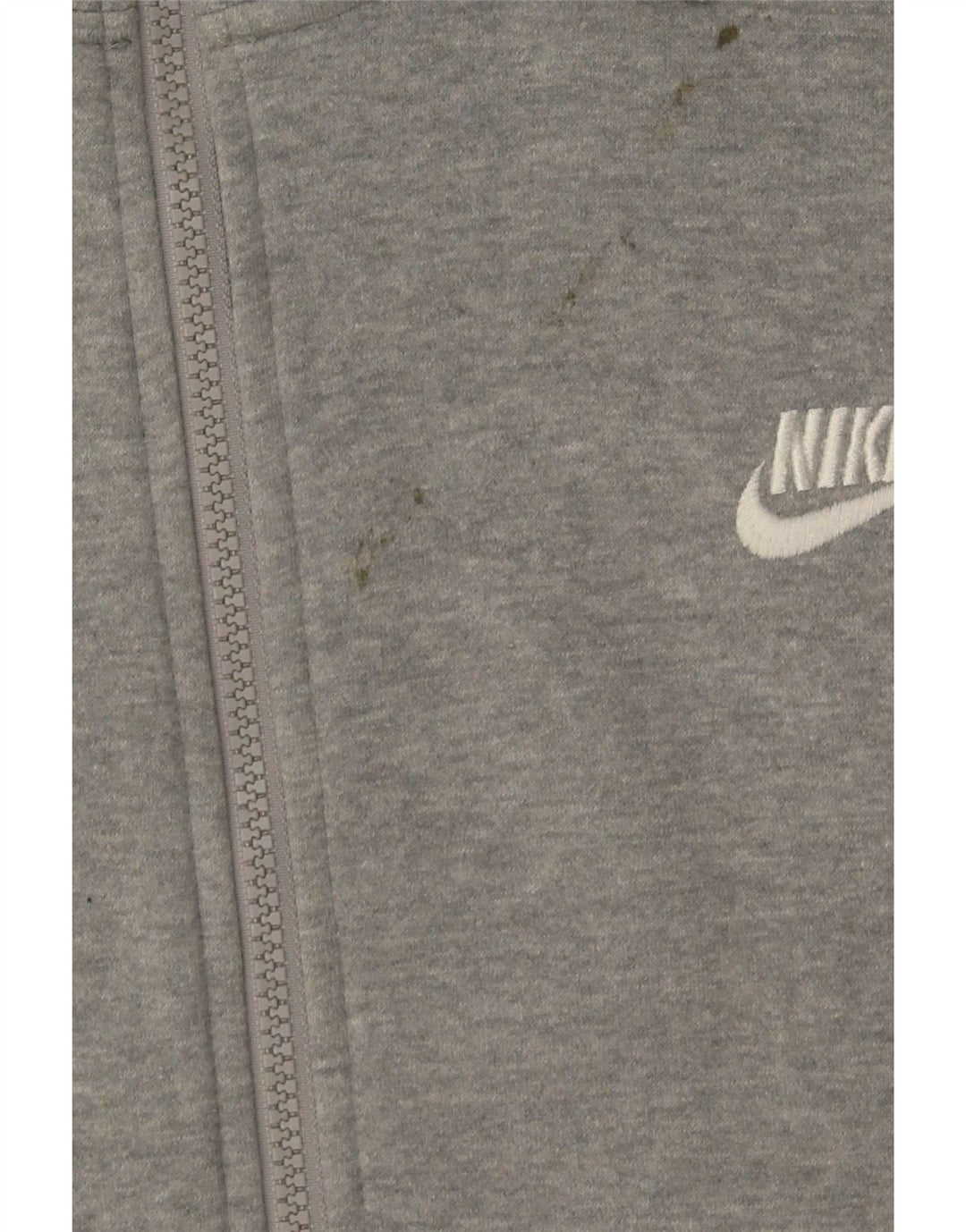 Nike Pull à capuche zippé pour homme XL en coton gris