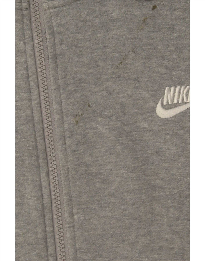 Nike Pull à capuche zippé pour homme XL en coton gris