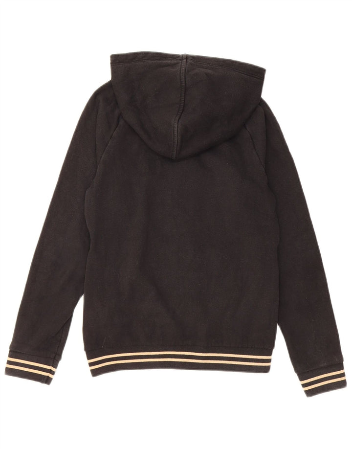 PUMA Pull à capuche zippé garçon 11-12 ans Noir Coton