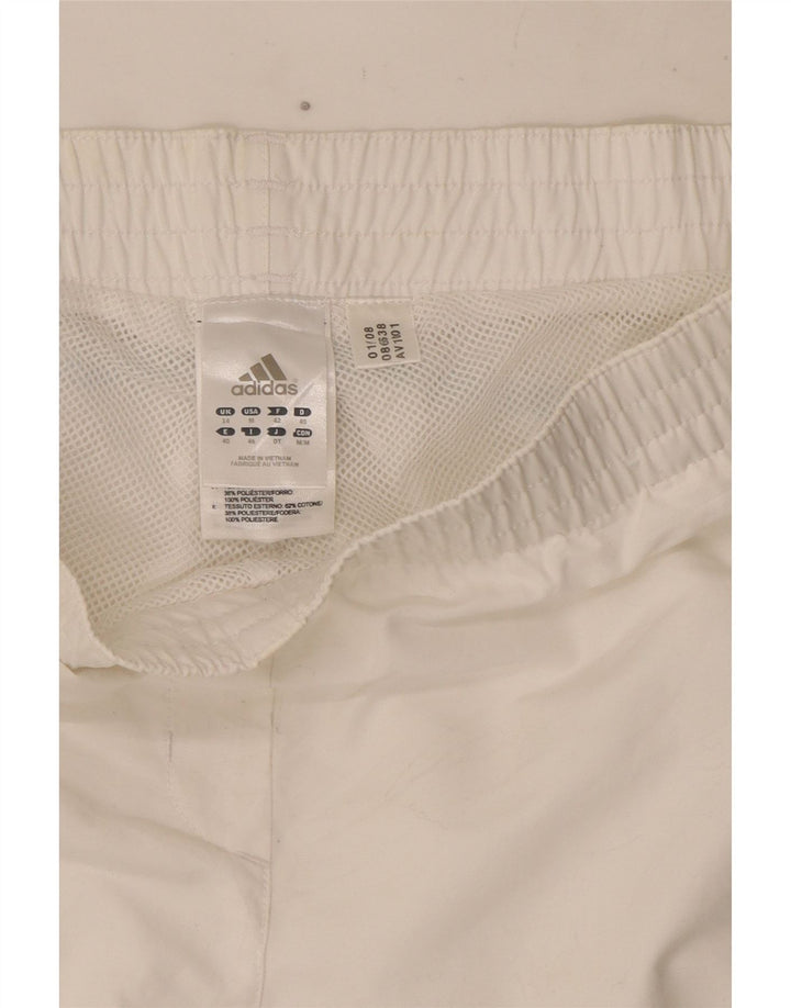 Adidas Bermuda Sport Short UK 14 Medium Blanc Polyester