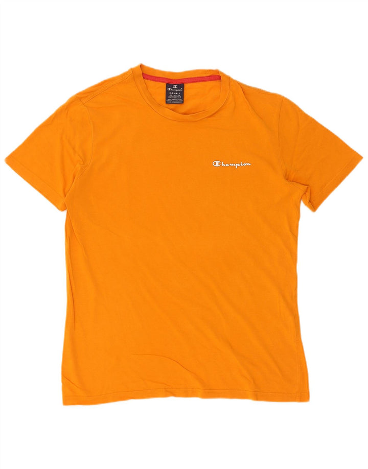 Champion T-Shirt Homme Top XS Orange Coton