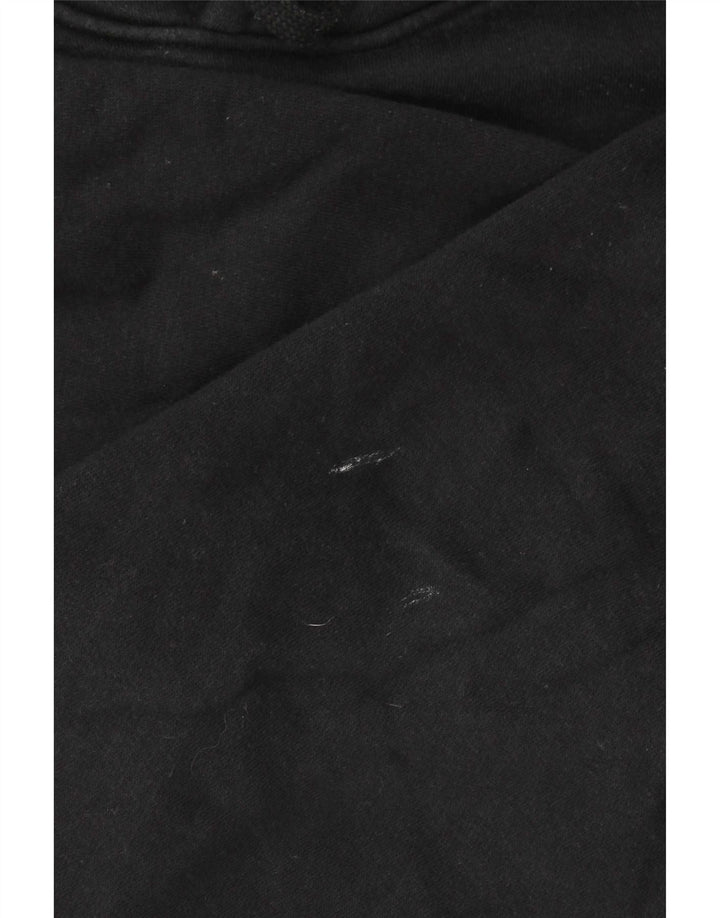 Nike Pull à capuche graphique en coton noir moyen pour homme