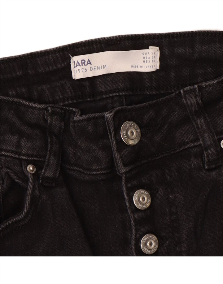 Zara Jean évasé pour femme EU 38 Small W28 L32 Noir