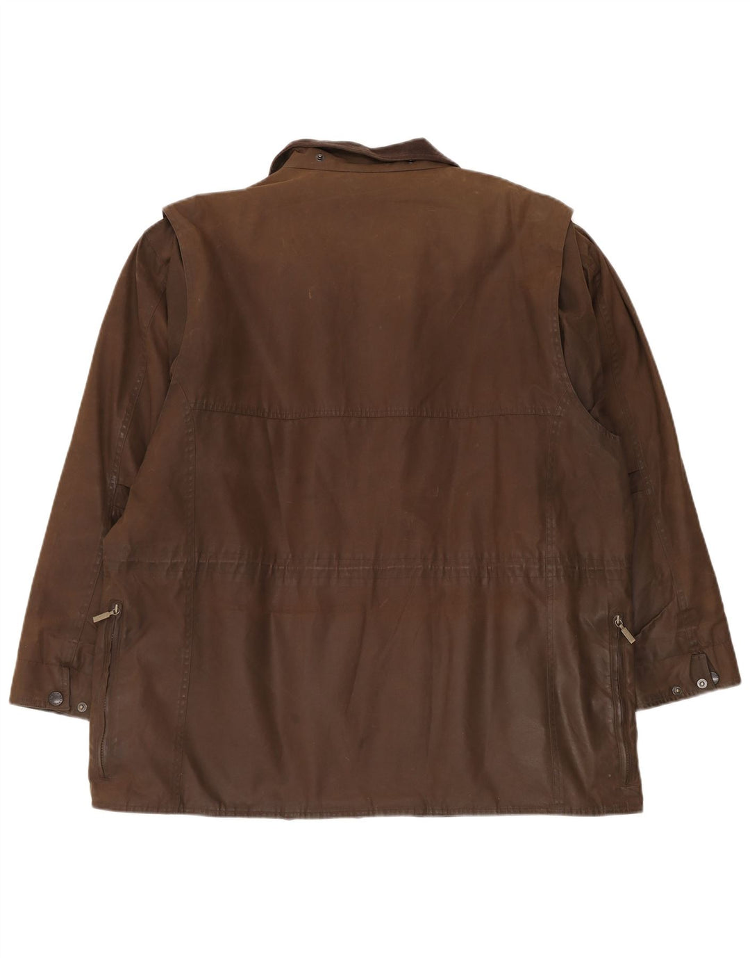 BARBOUR Veste ample en coton ciré pour homme UK 42 XL Marron Polyuréthane