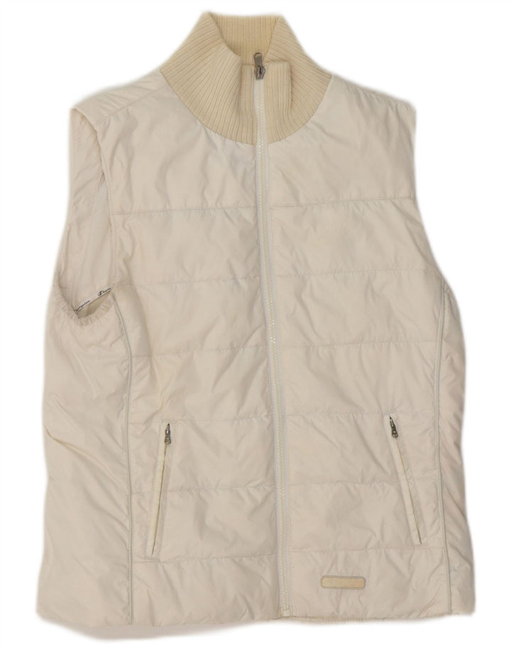 CHAMPION Gilet rembourré pour femme UK 10 Small Blanc
