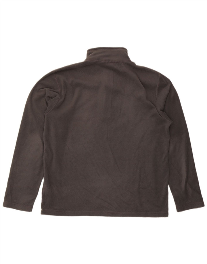 The North Face Pull polaire à col zippé pour homme Large Gris Polyester