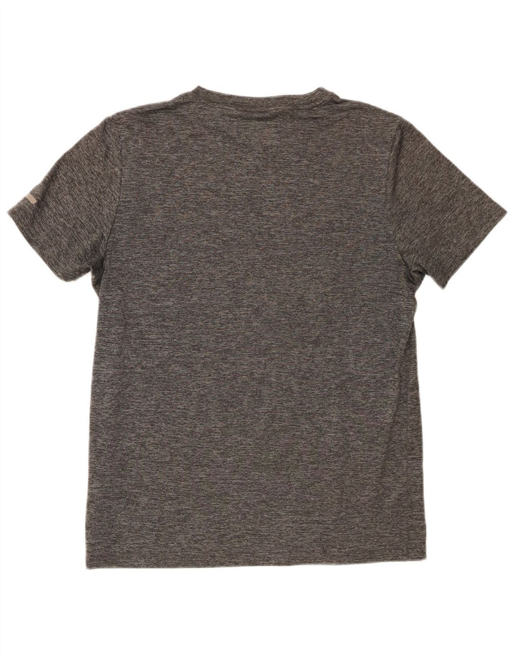 Ellesse T-shirt graphique pour femme UK 14 Gris moyen Polyester