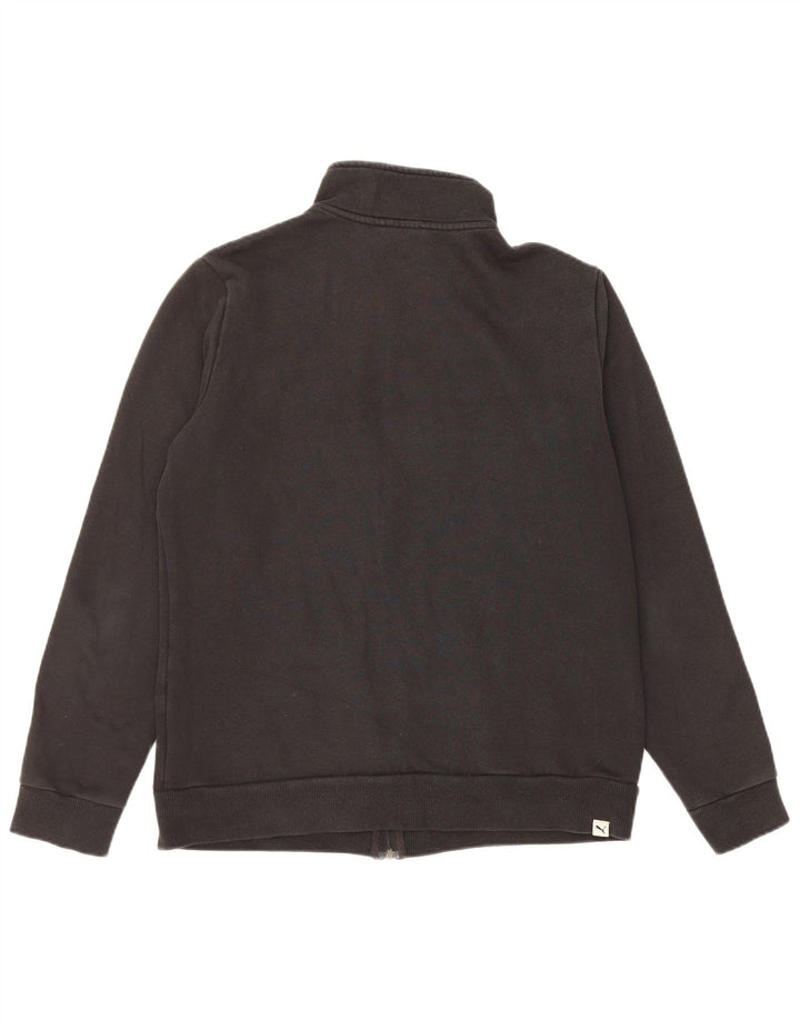 Puma Veste de survêtement pour femme UK 14 Large Noir Coton