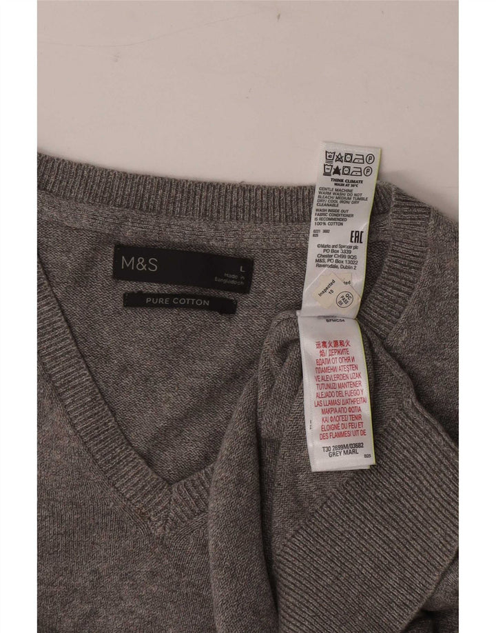 Marks & Spencer Débardeur pour homme en coton gris Taille L