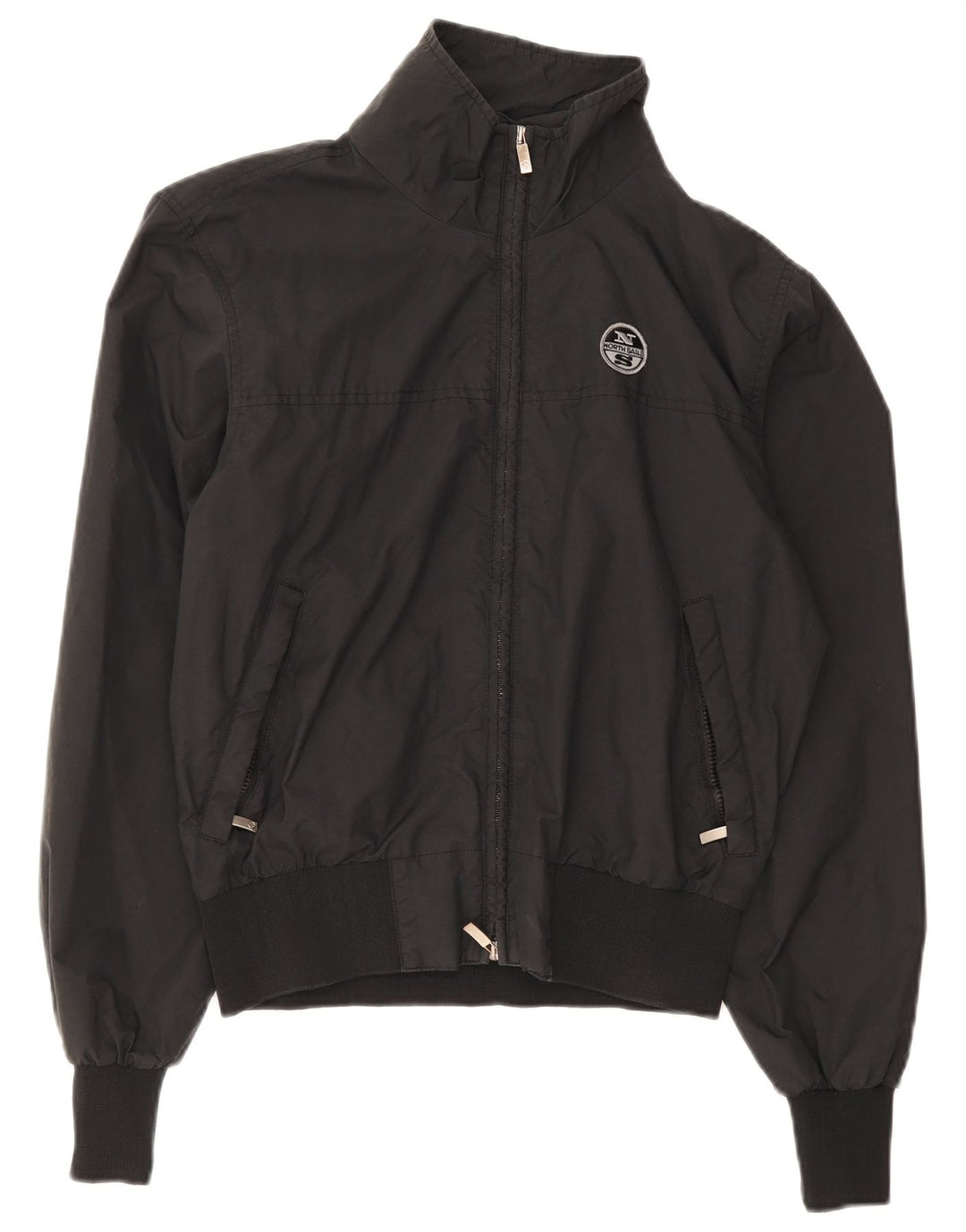 North Sails Veste de pluie pour homme UK 36 Small Noir Polyamide