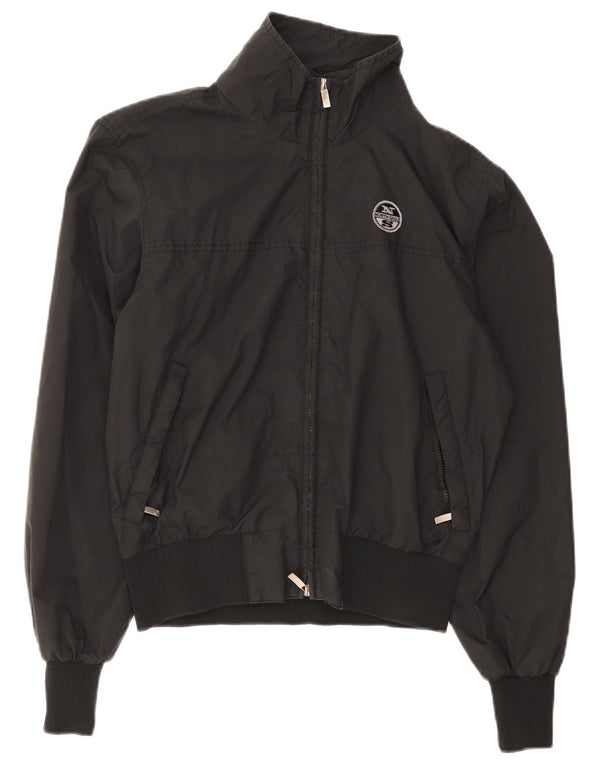 North Sails Veste de pluie pour homme UK 36 Small Noir Polyamide