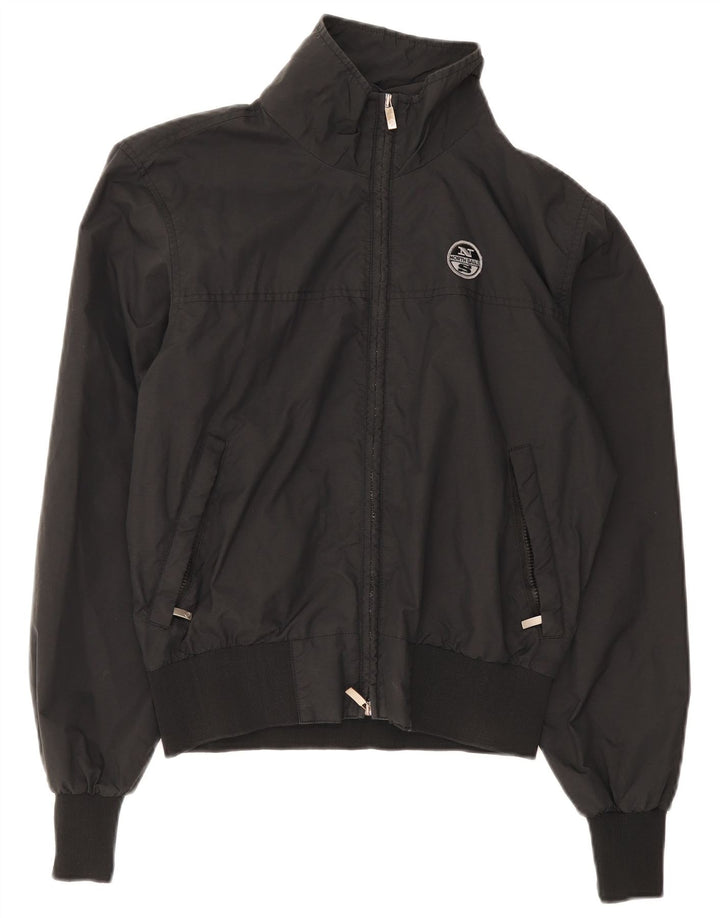 North Sails Veste de pluie pour homme UK 36 Small Noir Polyamide
