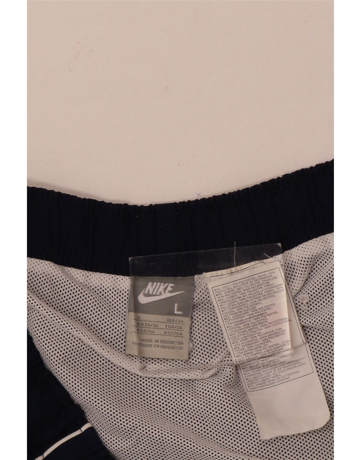 Short de sport Nike pour hommes, grand, bleu marine, polyester