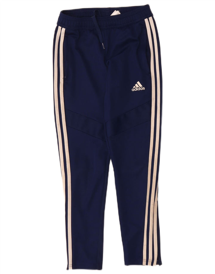 ADIDAS Pantalon de survêtement Aeroready garçon 9-10 ans bleu marine polyester