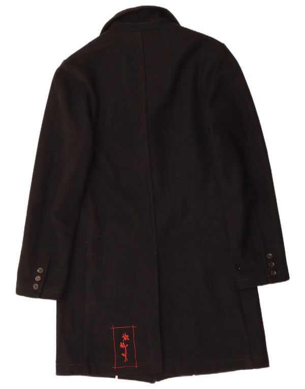 Zu Elements Manteau Femme UK 18 XL Laine Noire