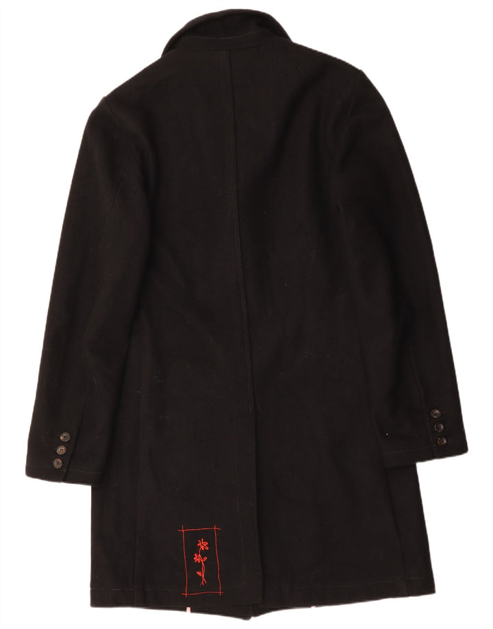 Zu Elements Manteau Femme UK 18 XL Laine Noire