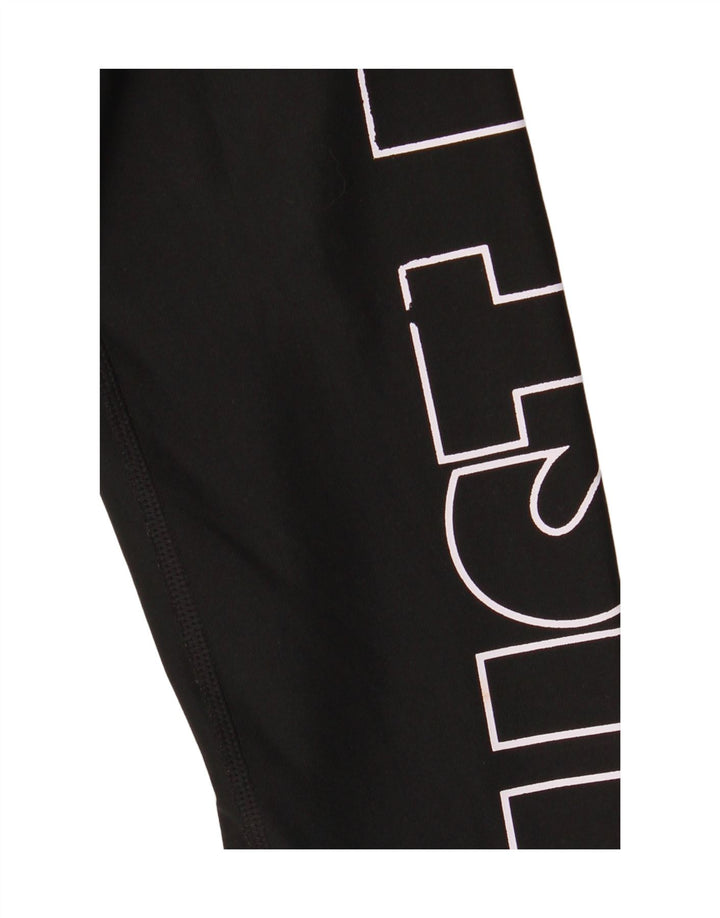 Nike Legging graphique Dri Fit pour femme UK 10 Small Noir Polyester