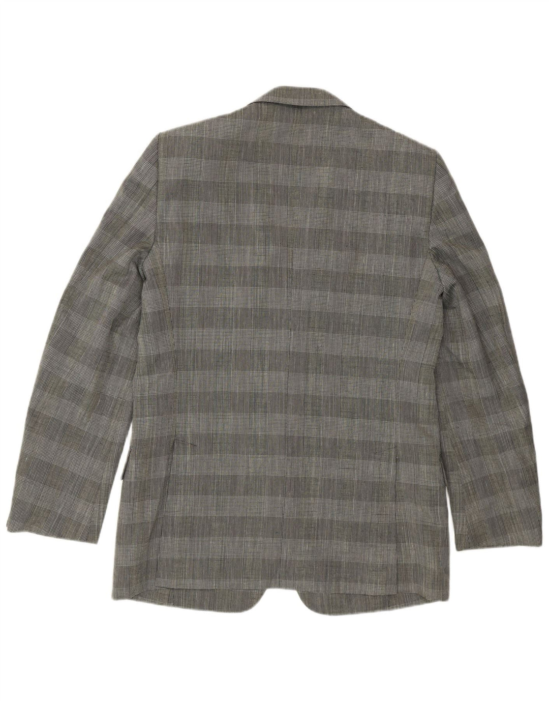 Facis Veste Blazer 2 Boutons Homme IT 52 XL Gris Pied-de-Poule Polyester