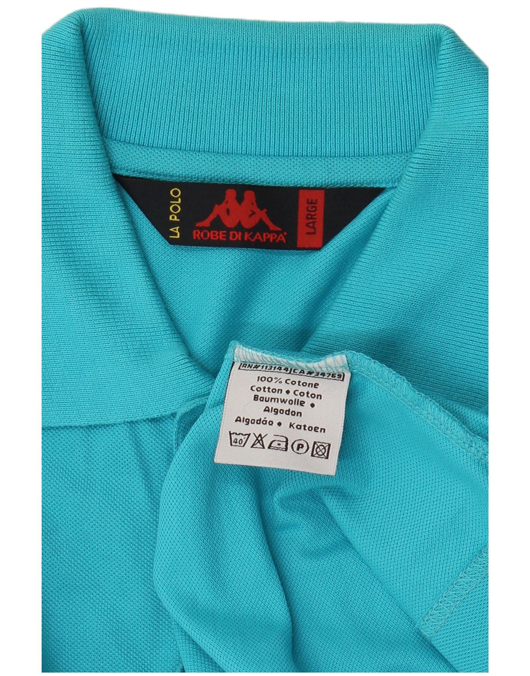 KAPPA Polo Homme Grand Bleu Coton