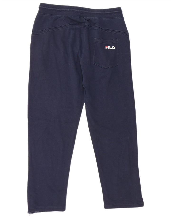 Fila Homme Pantalon De Survêtement Large Bleu Marine Coton
